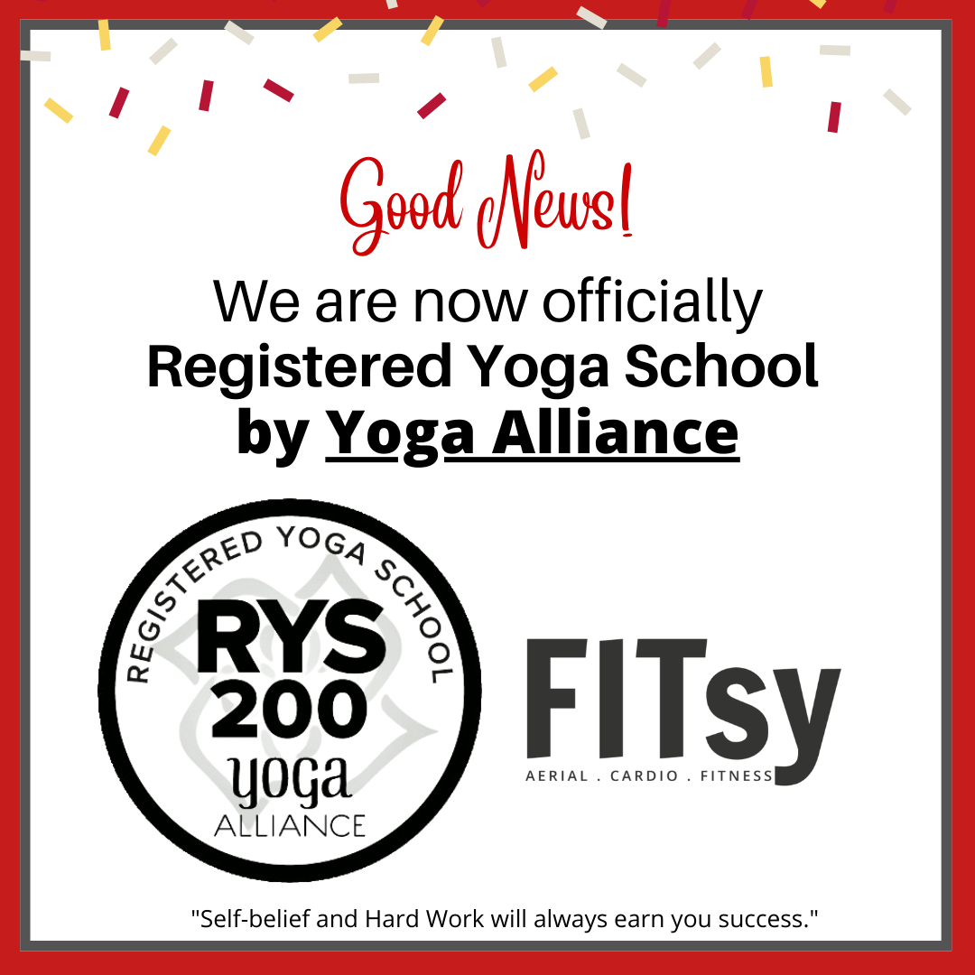 FITsy become Registered Yoga School with Yoga Alliance